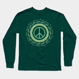 Peace Mandala Long Sleeve T-Shirt